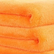 Cheap 79"×91" Full Orange Velvet Blankets