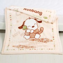Cheap 43"×55" Raschel Happy Puppy Baby Blankets
