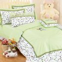 Cheap 4 Piece Twin Embroidery Snoopy Duvet Cover Sets