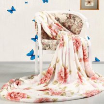 Cheap 79"×91" Full Floral Velvet Blankets