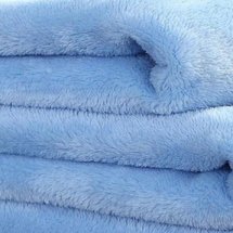 Cheap 79"×91" Full Blue Velvet Blankets