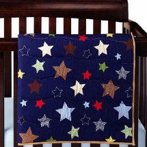 Cheap Applique Embroidery Stars Baby Bedding Sets,2-Pc