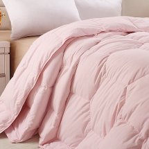Cheap 87"×95" Queen Thicken Pink White Alternative Comforters Duvet Insert