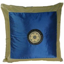 Cheap 18" Thai Silk Royal Embroidery Sunflower Cushions Cover