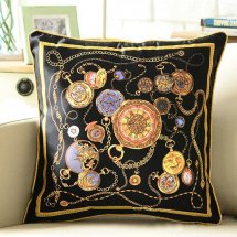 Cheap 18" Exquisite Cotton Satin Pocket Watch Cushions Cover