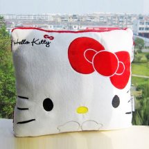 Cheap 14"×14" Plush Hello Kitty Square Cushions